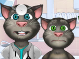 Talking Tom Eye Doctor