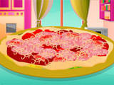 Make Salami Pizza