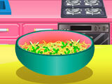 Veggies And Egg Pasta