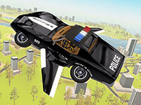 Flying Car Game Police