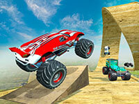 Mega Ramp Monster Truck Race