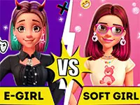 Celebrity E-Girl vs Soft-Girl