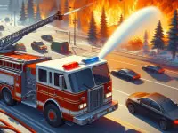 Fire Truck Driving Simulator 2024