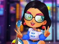Stylish Hip Hop Girl