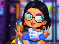 Stylish Hip Hop Girl