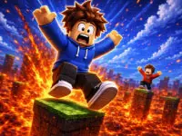 Obby - Run From Lava
