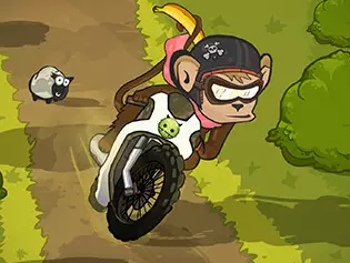 Monkey Motocross Island