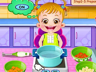 Baby Hazel Kitchen Time