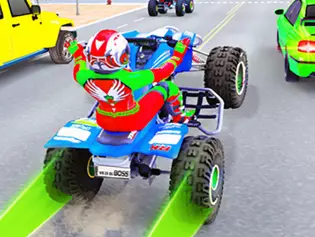 Quad Bike Traffic Racing Mania